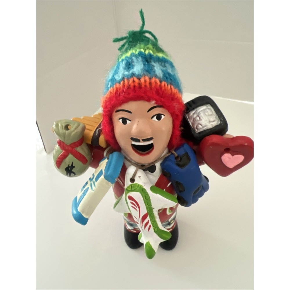 Ekeko Hand-Crafted Ceramic Sculpture Peruvian Art